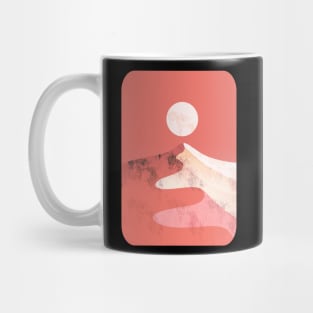 Orange dune peak Mug